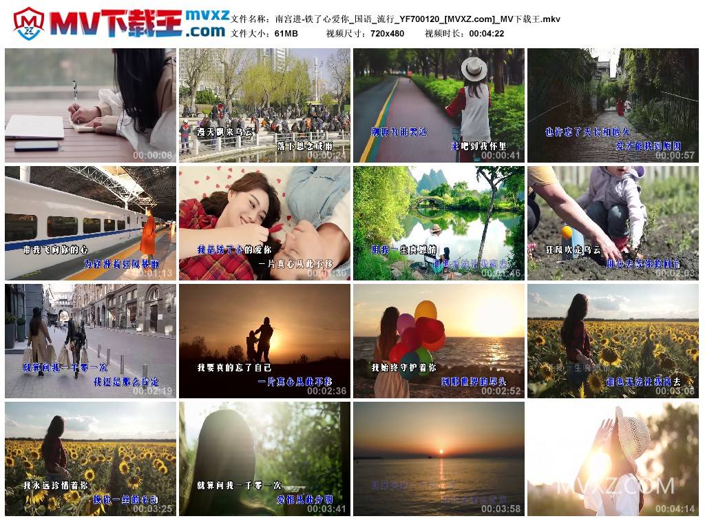 南宫进-铁了心爱你_国语_流行_YF700120